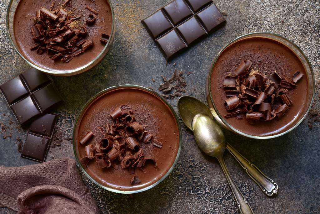 Postre de chocolate