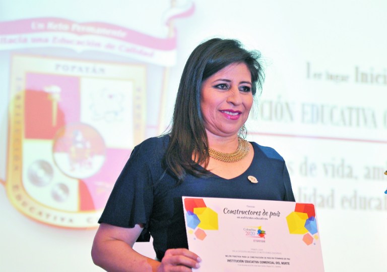 Premio a la paz que se construye desde los colegios