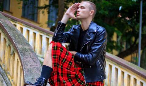 La historia del kilt, la prenda que se pone de moda entre los hombres