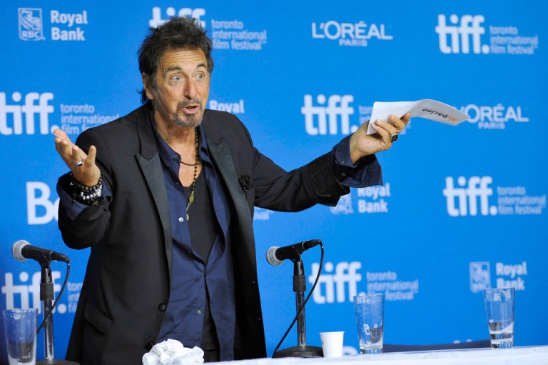 ‘Accidentada’ participación de Al Pacino en Toronto