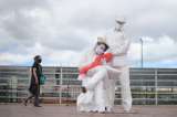 En imágenes: con arte se promueve la lactancia materna en Bogotá