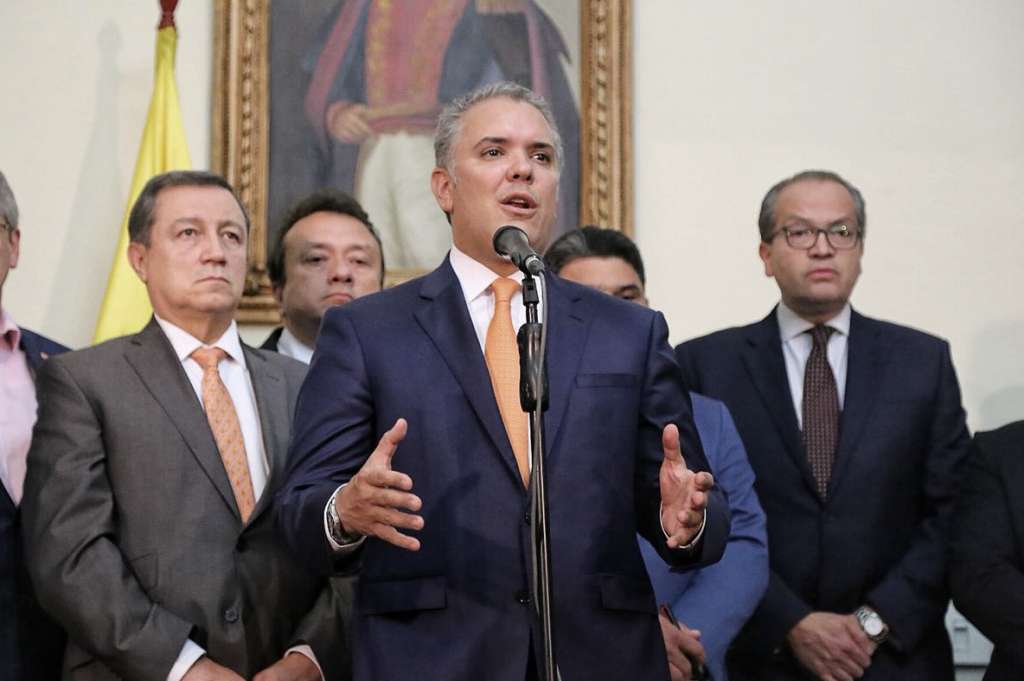 Iván Duque Márquez, presidente de Colombia. / Prensa Senado