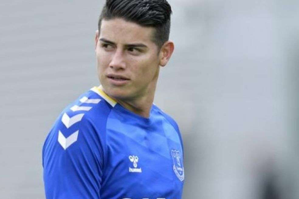 James Rodríguez durante la pretemporada con el equipo de Liverpool.