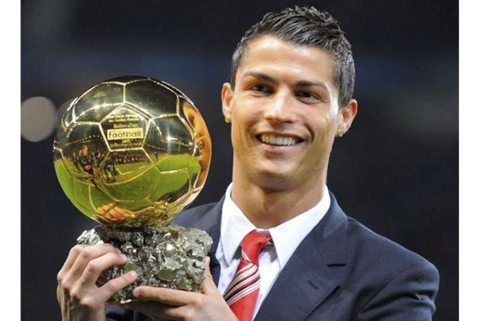 Cristiano Ronaldo ganador del Balón de Oro 2013. Foto: AFP