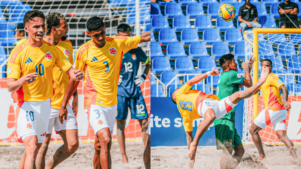 Selección de Colombia de Fútbol Playa en la Copa América 2025.