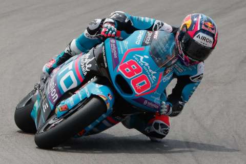 David Alonso volvió al podio: segundo lugar en el Gran Premio de Malasia de Moto2