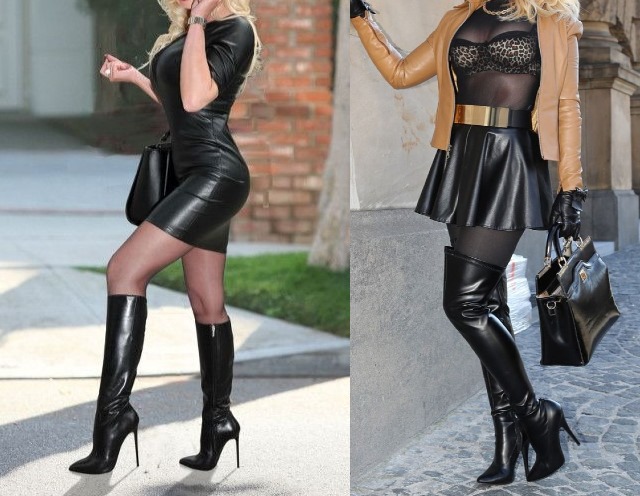 Este outfit es elegante y sexy, perfecto para una noche de fiesta.