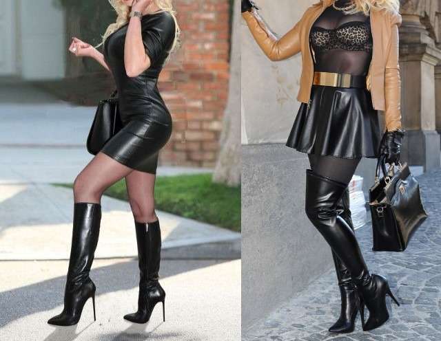 Este outfit es elegante y sexy, perfecto para una noche de fiesta.