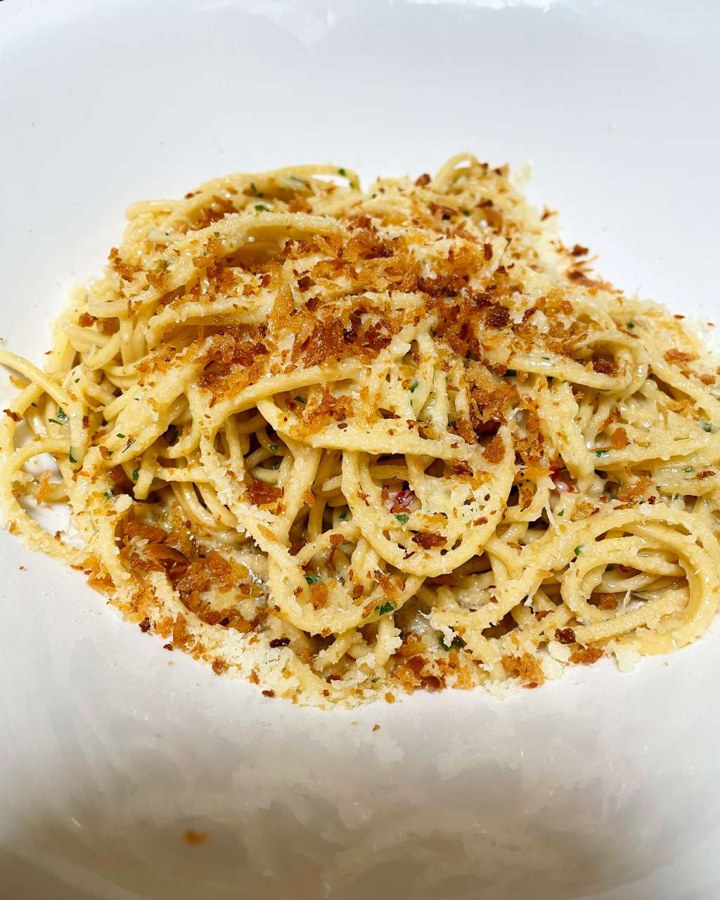 Ajo, aceite y peperoncino
