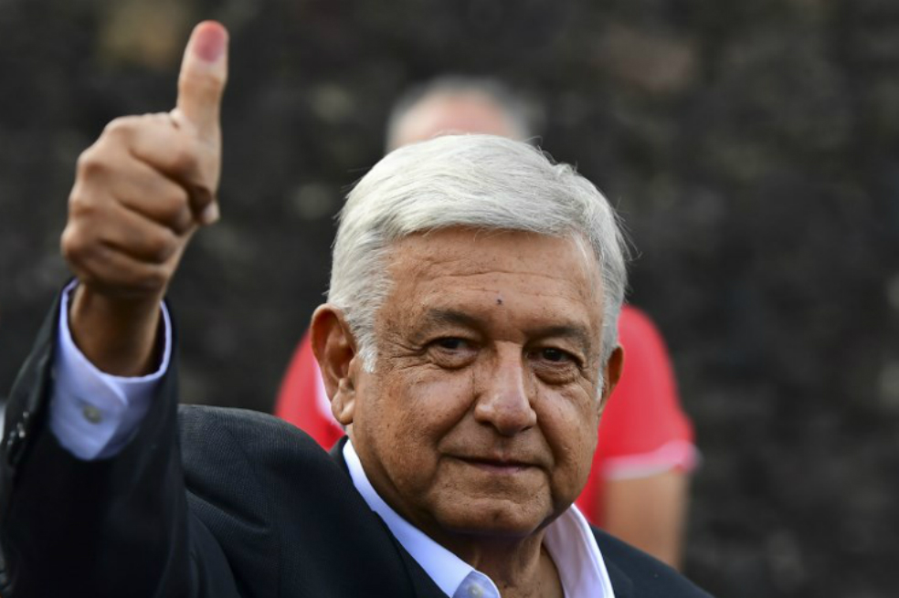 Manuel López Obrador, nuevo presidente de México. / AFP