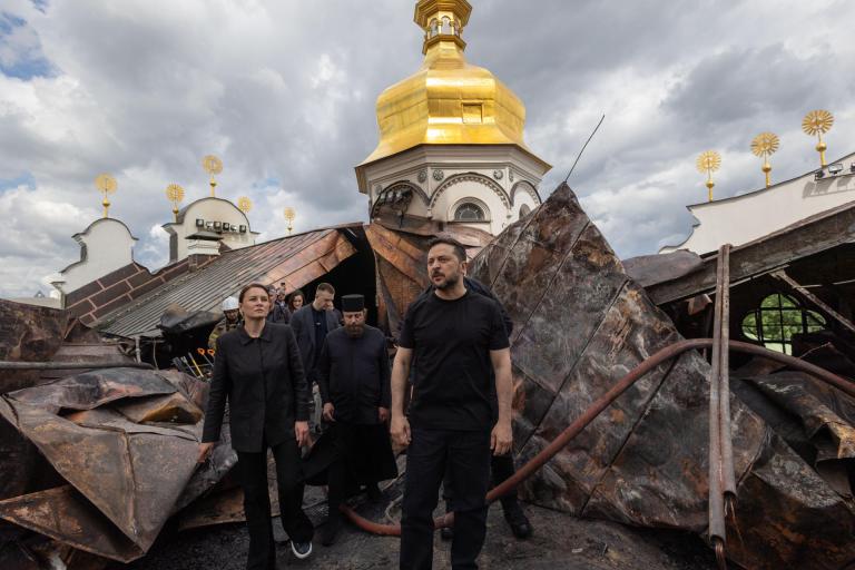 Unesco condena daños a la Catedral de la Dormición durante un ataque ruso a Ucrania