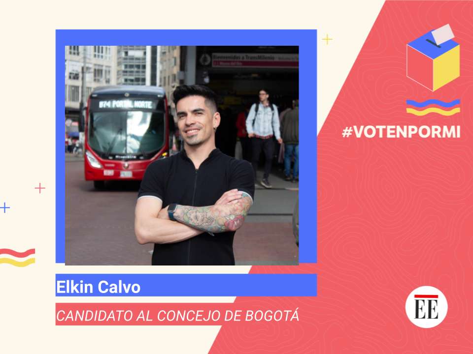 Elkin Calvo, candidato al Concejo de Bogotá 2023