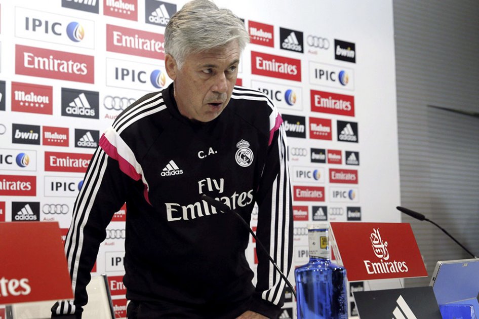 Carlo Ancelotti, técnico del Real Madrid. Foto: AFP