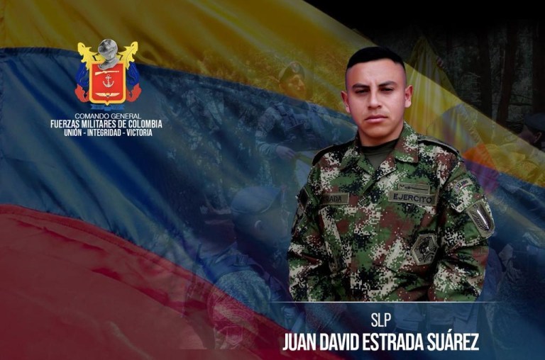 Ejército denuncia el secuestro del soldado Juan David Estrada en Cauca