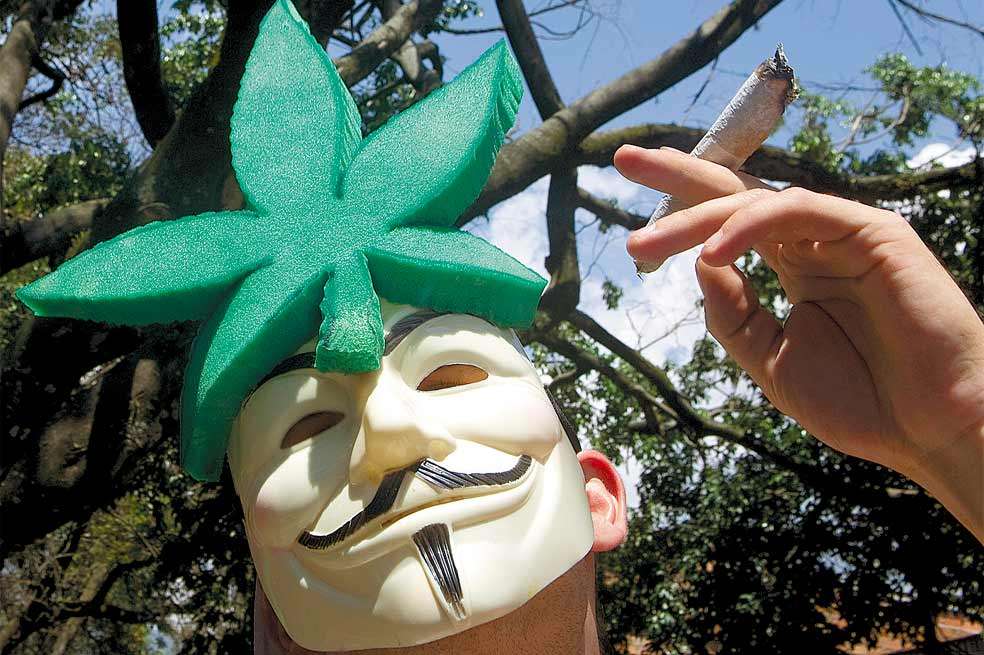 El pasado sábado, los manifestantes tenían permitido consumir marihuana durante la marcha autorizada por el Distrito. / Archivo - El Espectador