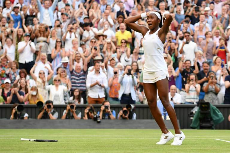 Cori Gauff, la tenista de 15 años que sorprende en Wimbledon