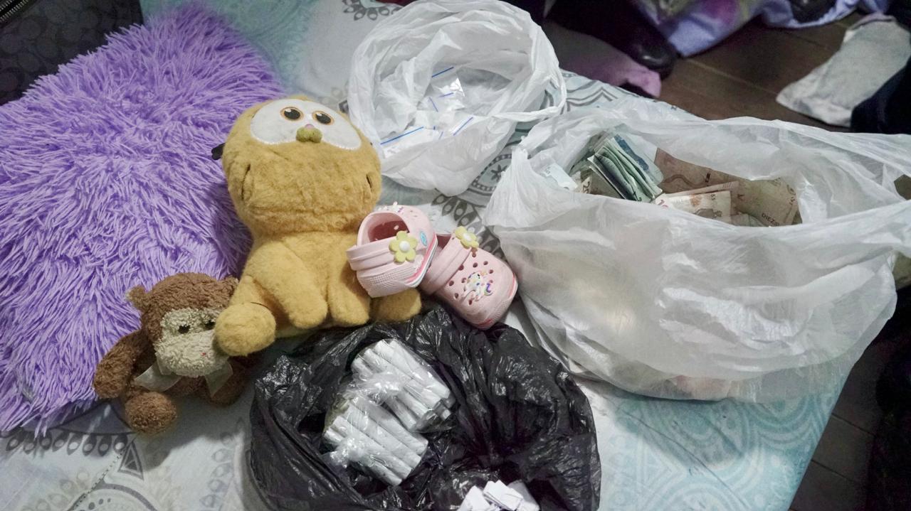 Escena que halló la Policía y secretaría de Seguridad.
