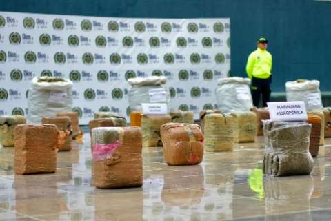 Golpe al microtráfico: policía incautó cerca de una tonelada de marihuana en Bogotá