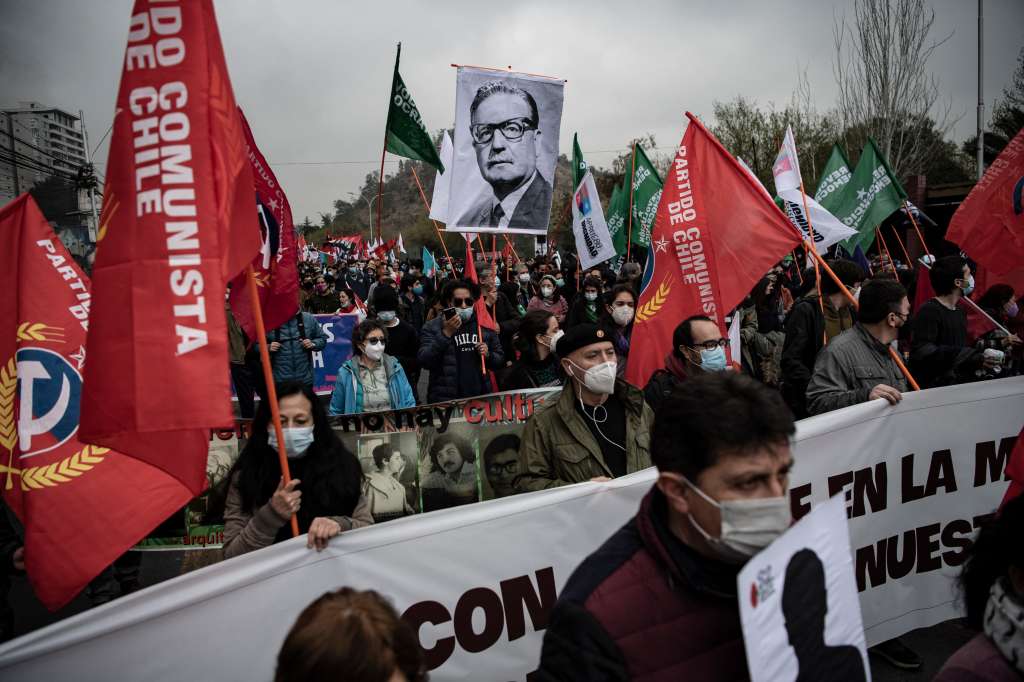 Protestas en Chile tras el 48 aniversario del golpe militar de Pinochet
