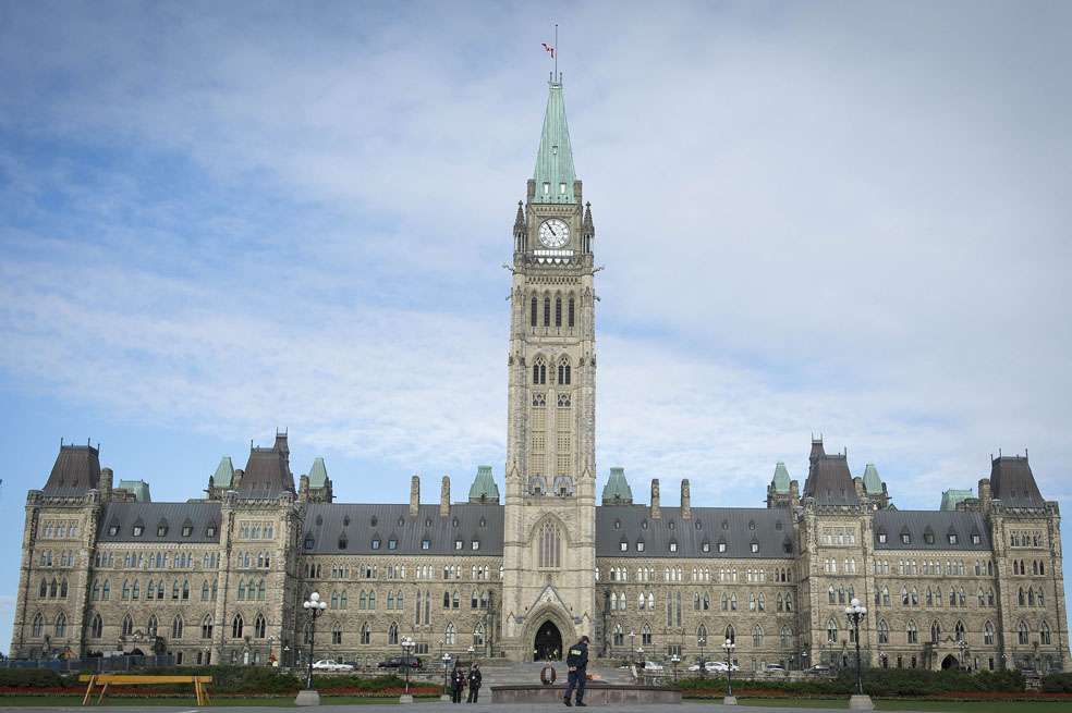 Imagen de archivo del Parlamento de Canadá, en Ottawa, en donde el líder de partido que logra la confianza de la mayoría parlamentaria en la Cámara de los Comunes llega a ser primer ministro.