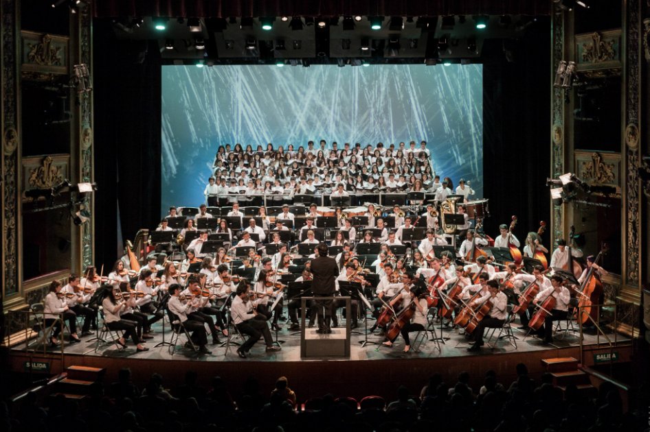 Una de las 45 orquestas sinfónicas que hacen parte del programa de Batuta. / Fotos: Cortesía Batuta