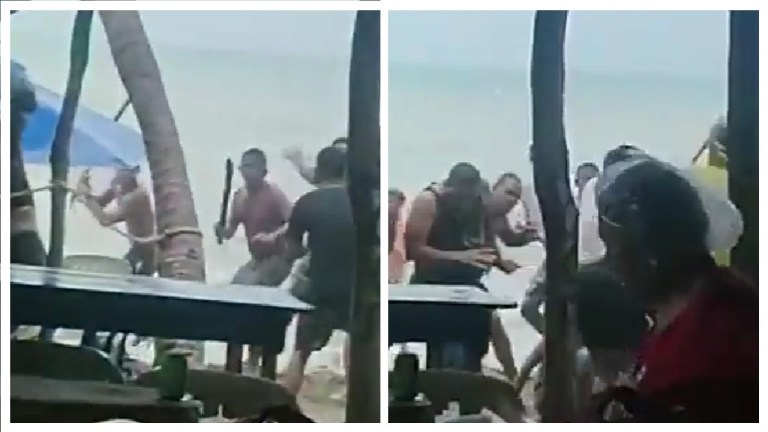 Lo que se sabe de la violenta riña con machetes en playa Santa Verónica, Atlántico