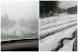 Emergencia por fuerte granizada en La Calera