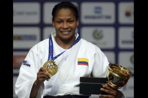 Yuri Alvear, campeona en el Panamericano de judo en Cuba