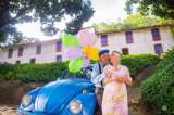 Pareja de ancianos celebró 69 años de matrimonio al estilo de la película Up