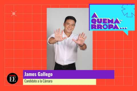 A Quemarropa con James Gallego, candidato a la Cámara por Antioquia