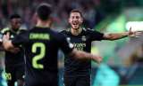 Hazard volvió al gol en la victoria del Real Madrid contra Celtic