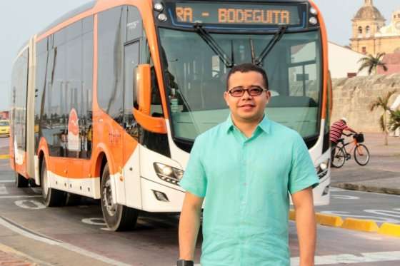 Humberto Ripoll fue nombrado en la gerencia de Transcaribe el pasado 18 de marzo. / Cortesía