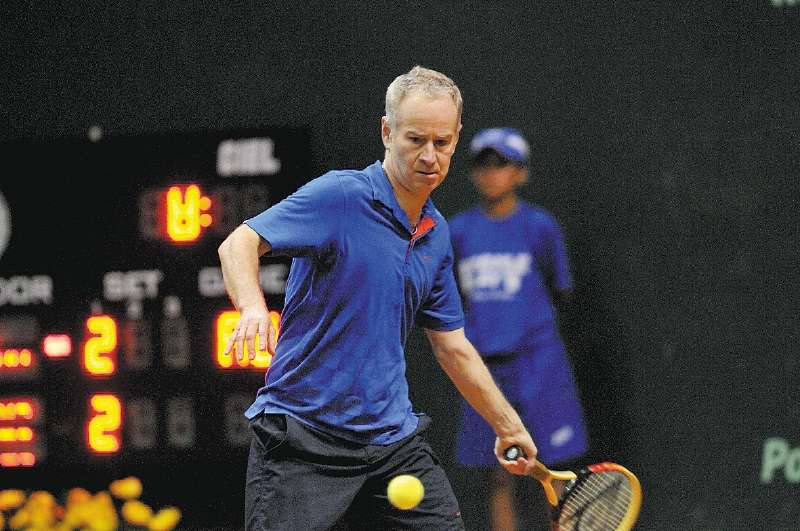 McEnroe ganó 77 títulos individuales y 78 en dobles. / Archivo El Espectador