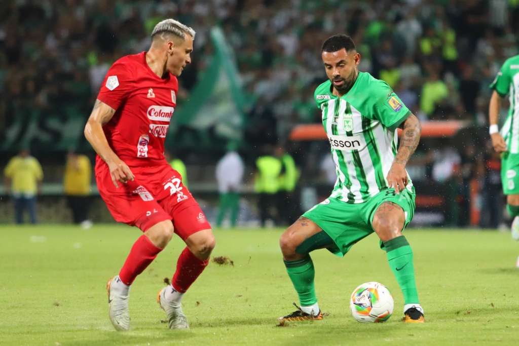 Atlético Nacional vs. América de Cali en la final de la Copa BetPlay.