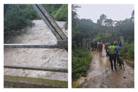 Hallaron a uno de los dos jóvenes arrastrados por un río en Charalá, Santander