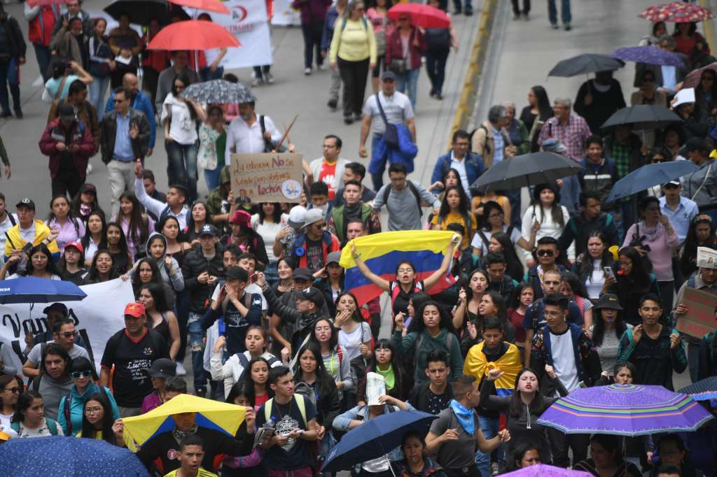 Marchas de Fecode, la CUT sobre la reforma laboral.