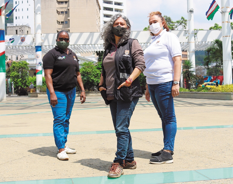 El proyecto Perla es realizado por 35 mujeres que trabajan en nueve sectores de la ciudad. / Cortesía: Secretaría de Seguridad
