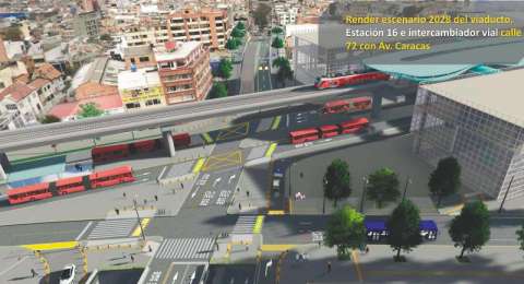 Metro de Bogotá: arrancan obras del deprimido de la calle 72 con Caracas