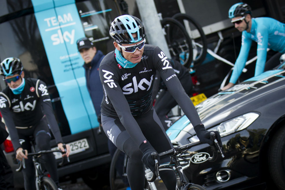 Chris Froome, ciclista británico. / AFP