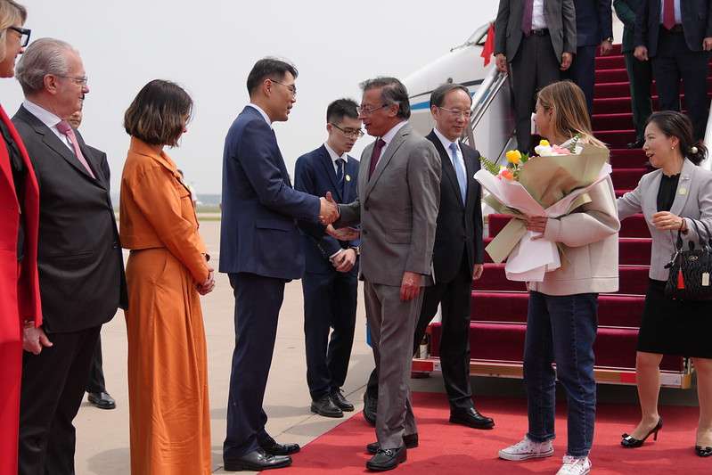 El presidente llegó a China para liderar el Foro China-Celac en su calidad de presidente pro tempore del mecanismo intergubernamental.