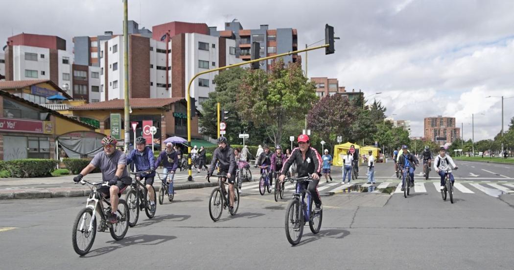 Ciclovía en Bogotá para enero de 2024