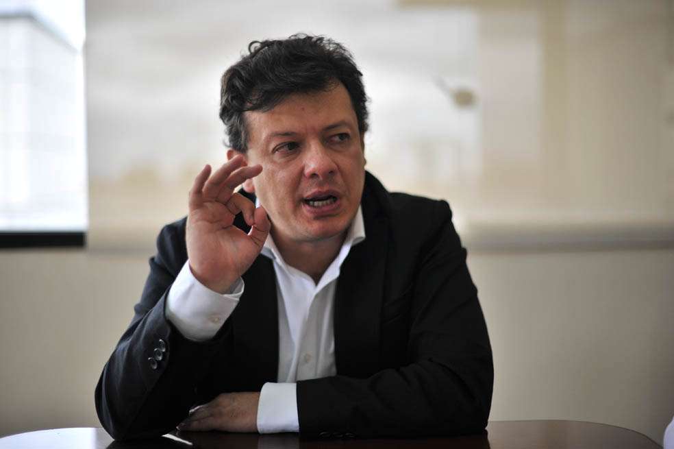 BOGOTÁ/ COLOMBIA/HOLLMAN MORRIS, PERIODISTA DIRECTOR DE CANAL CAPITAL.