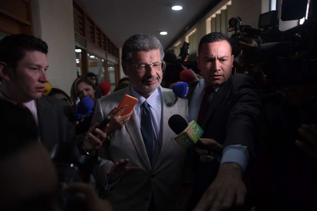Abogado penalista a su salida de la Corte Suprema de Justicia.