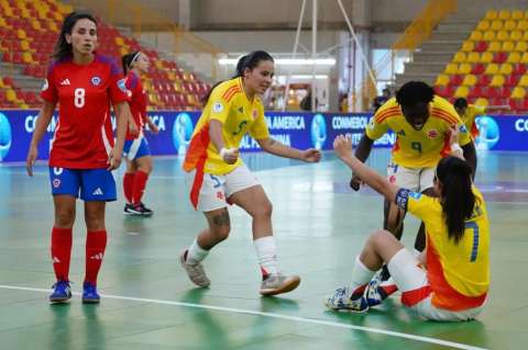 Colombia se estrenó en la Copa América de Futsal Femenino con triunfo sobre Chile
