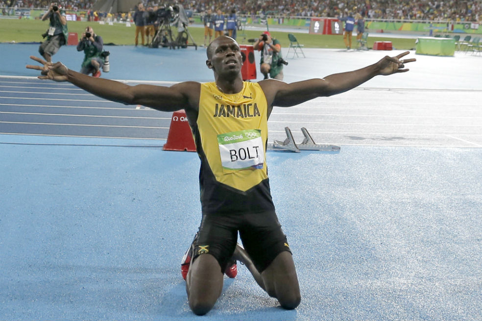 Usain Bolt, mejor deportista del año. Foto: AFP
