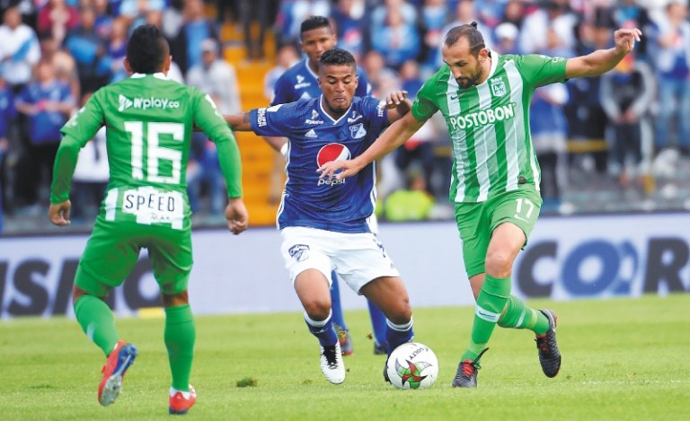Millonarios vs. Nacional, clásico hasta en las malas