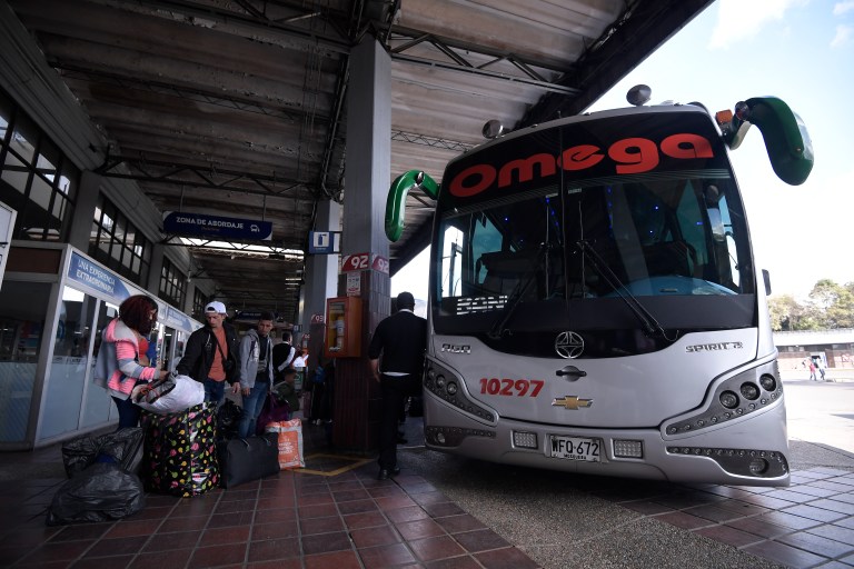 Terminales de transporte terrestre redujeron sus pasajeros un 81,2% por el paro