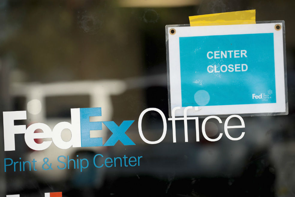 En un local de Fedex explotó un paquete bomba el martes por la mañana. / AFP