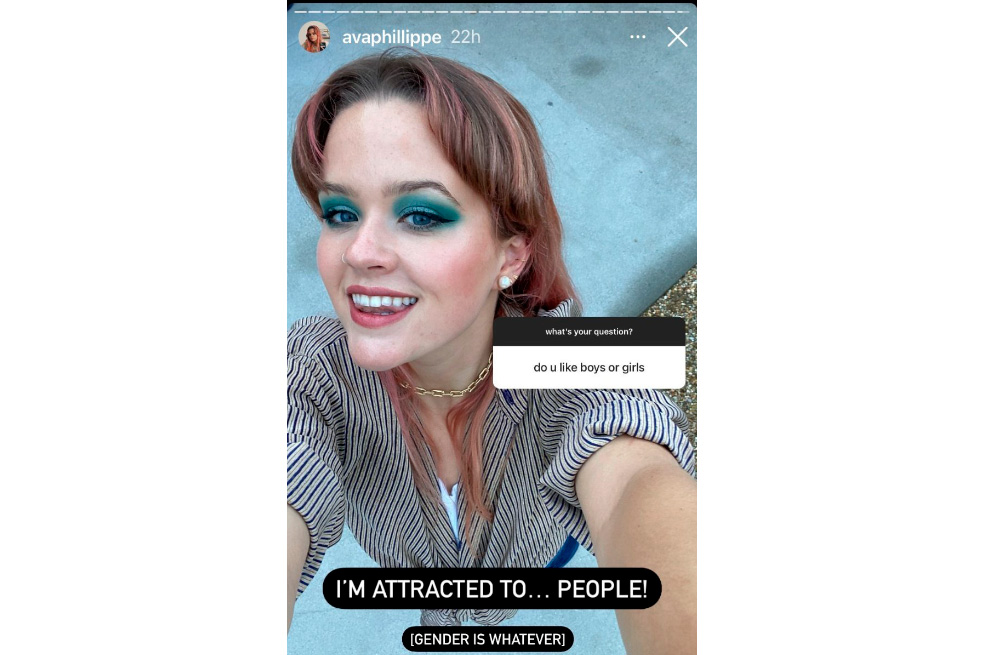 La hija de Reese Witherspoon, Ava Phillippe, sugirió ser pansexual
