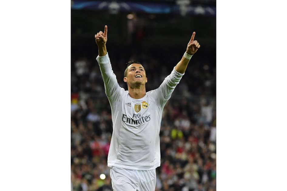 El portugués Cristiano Ronaldo, estrella del Real Madrid. / AFP